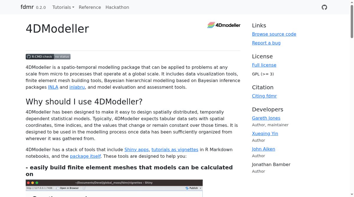 4DModeller website screenshot