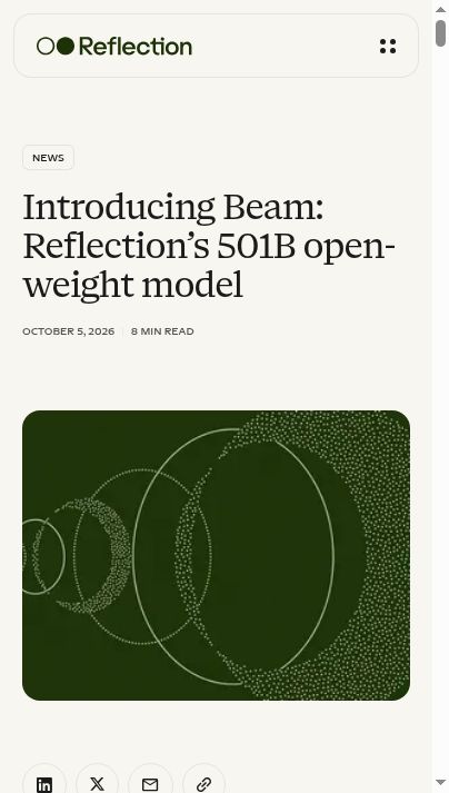 Beam website screenshot