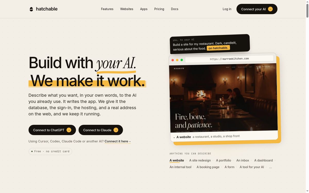 Hatchable website screenshot