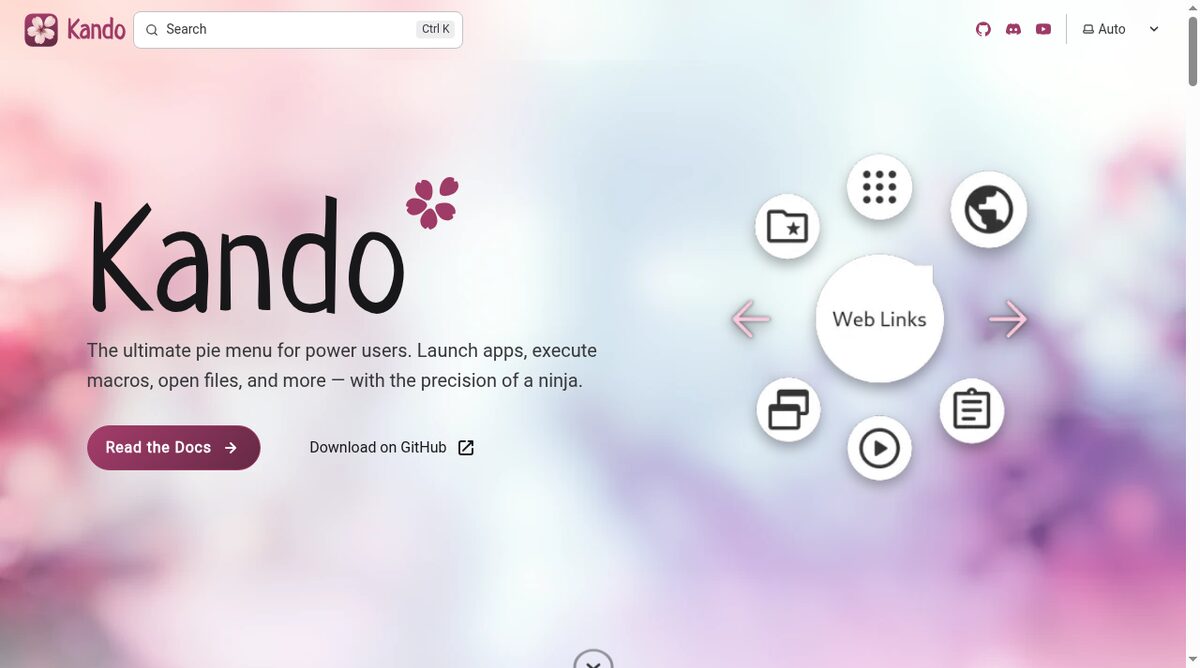 Kando website screenshot