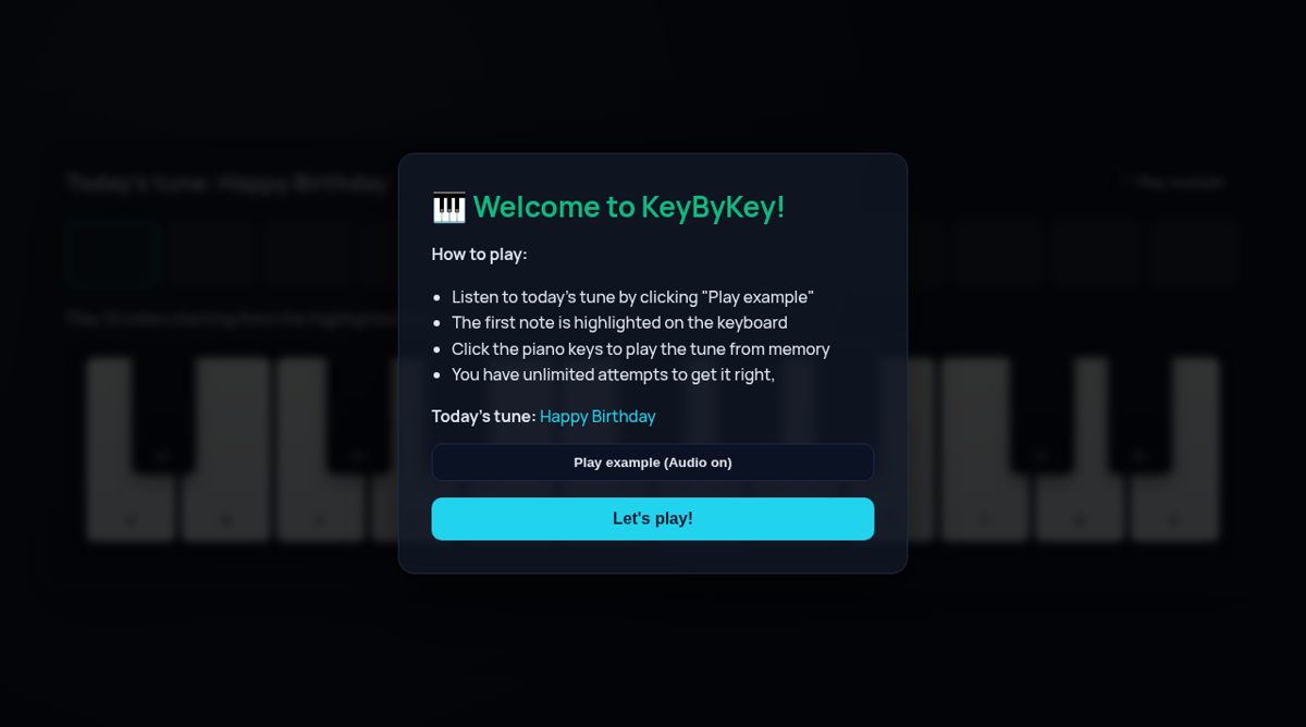 KeyByKey website screenshot