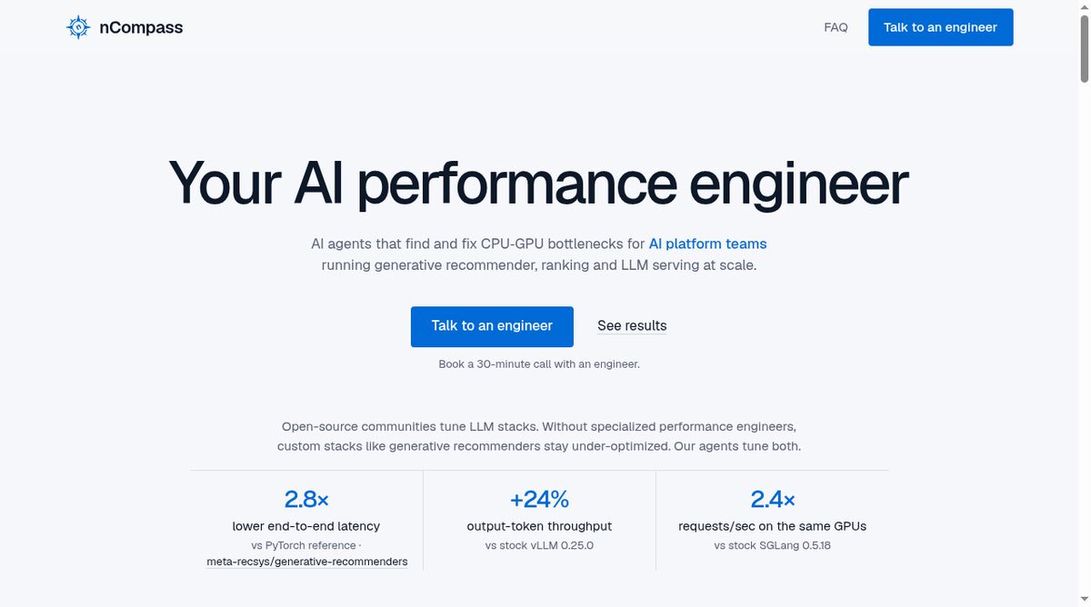 NCompass Technologies website screenshot