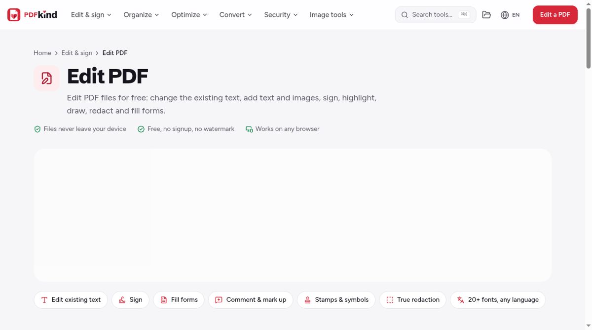 PDFkind website screenshot