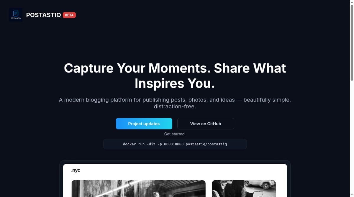 Postastiq website screenshot