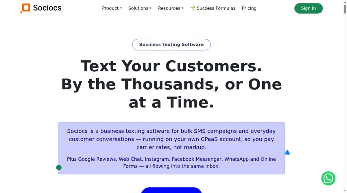 Sociocs website screenshot