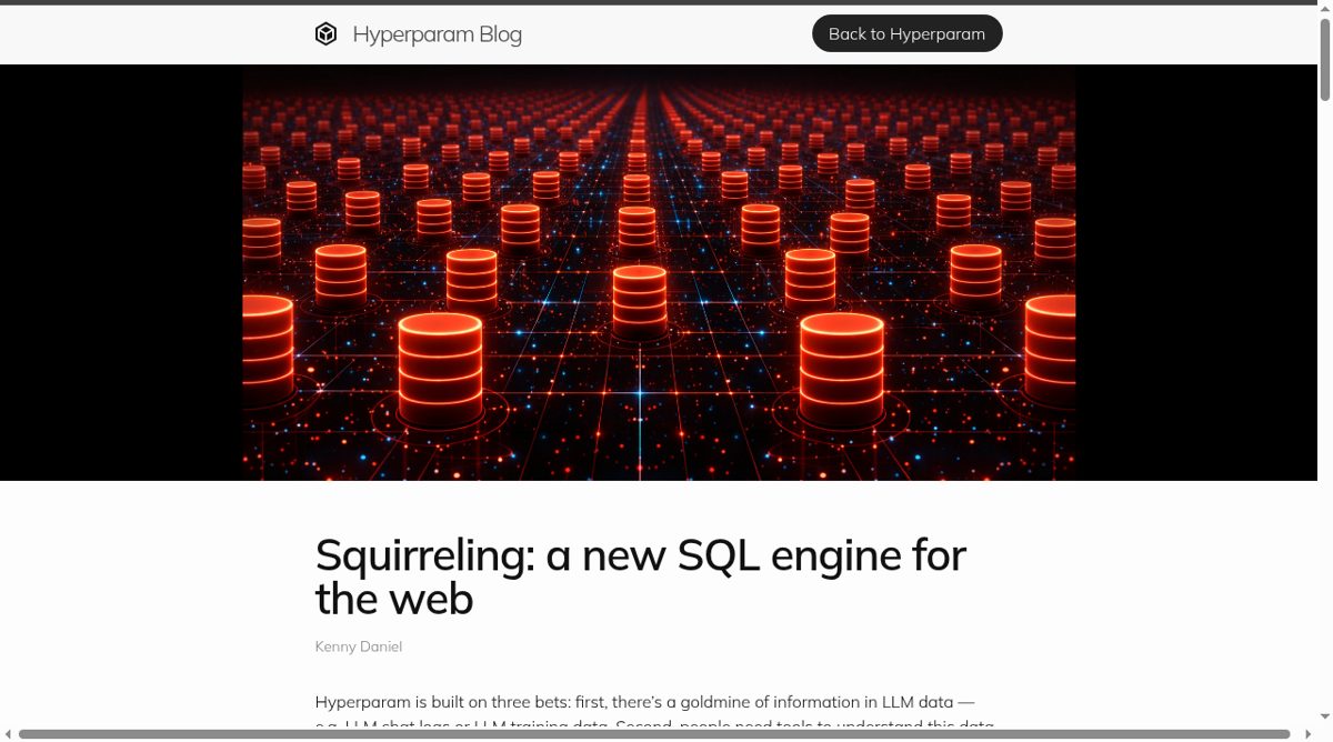 Squirreling website screenshot