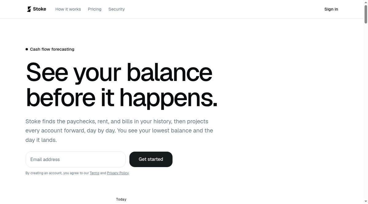 Stoke Money website screenshot