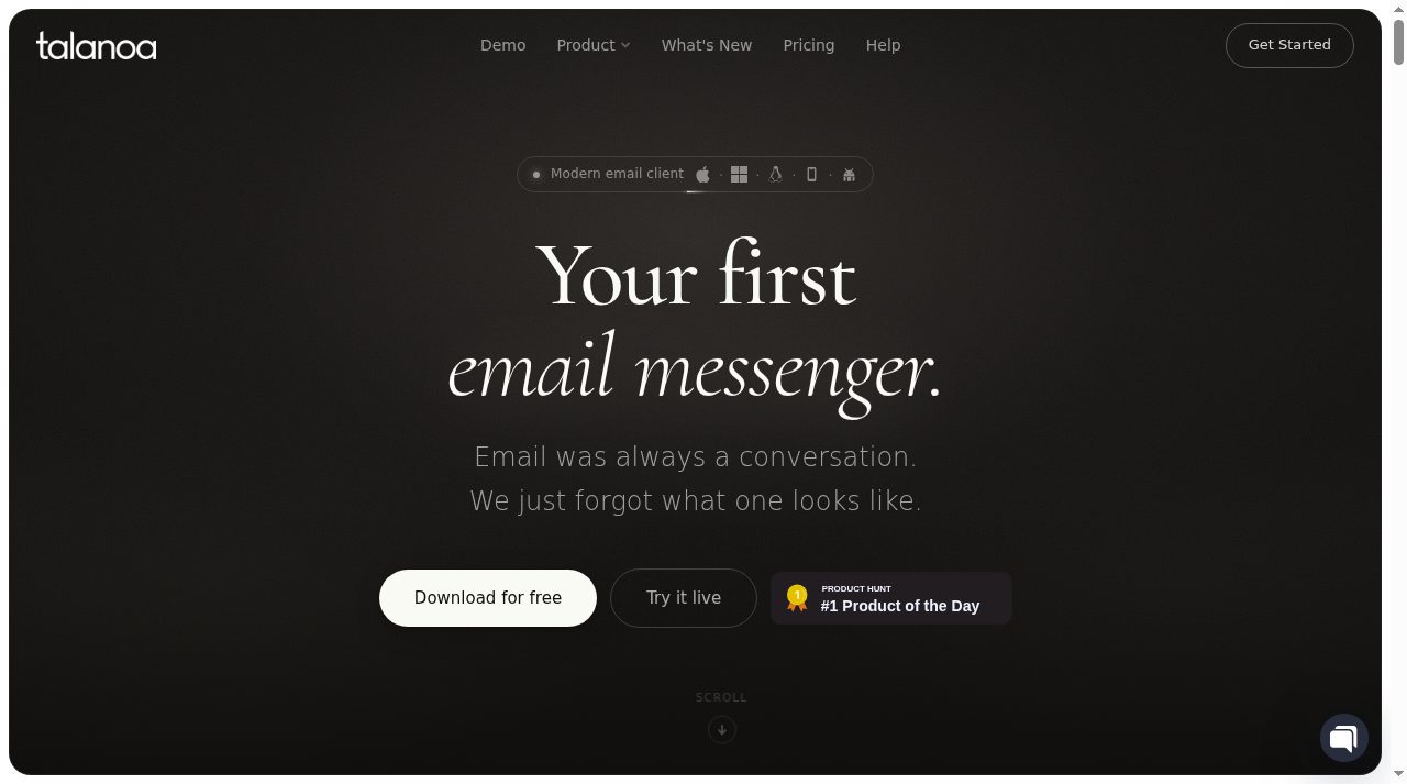 Talanoa website screenshot