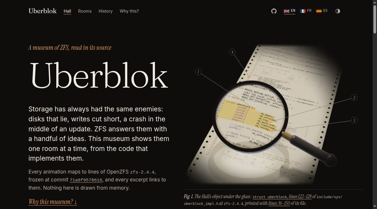 Uberblok website screenshot